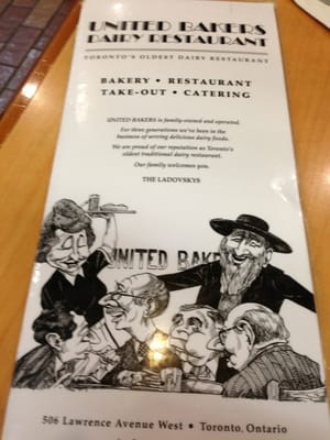 Menu photo 3 United Bakers Dairy Restaurant Toronto, ON Menu photo 3 United Bakers Dairy Restaurant Toronto, ON