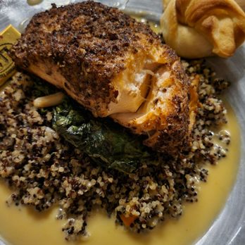 Ivy on the Square - Pecan crusted salmon - Southern Near Me - Ocala, Florida