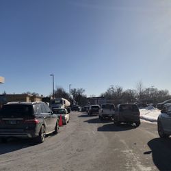 Costco Gasoline - The particularly nutty line for gas today.