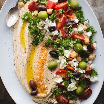 Fresh Plate Catering - Hummus + Olives, Feta, Herbs, Tomato, Olive Oil - Caterers Near Me Fresh Plate Catering - Hummus + Olives, Feta, Herbs, Tomato, Olive Oil - Caterers Near Me