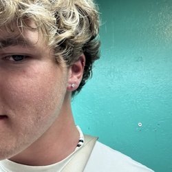 Earlobe piercing #1