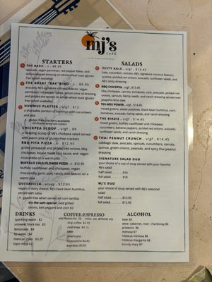 Menu photo 5 MJ's Cafe Baton Rouge, LA