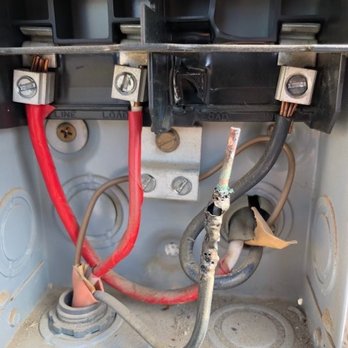 Turner Heating & Air Conditioning - Shorted out disconnect and loose wire - Heating & Air Conditioning/HVAC Near Me