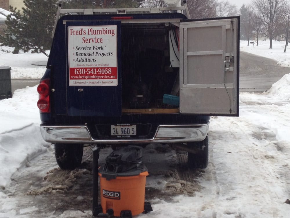 Slide of Fred's Plumbing Service