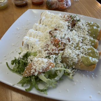 Tradiciones Mexican Grill - Rolled Chicken tacos! The best with plenty of meat! - Mexican Near Me - Chandler, Arizona