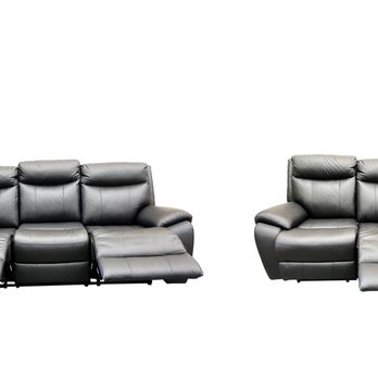 Quality West Imports - Leather reclining sofa set 3+2 - Furniture Stores Near Me - Richmond, British Columbia Quality West Imports - Leather reclining sofa set 3+2 - Furniture Stores Near Me - Richmond, British Columbia