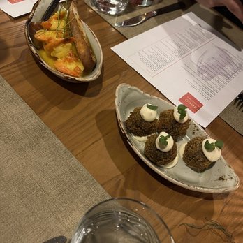 El Tapeo Modern Spanish Kitchen - Gambas and Croquette de Setas - Tapas/Small Plates Near Me - Oak Brook, Illinois