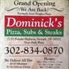 Dominick's Pizza gift card