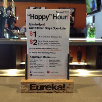 Eureka! - Happy Hour menu - American Near Me - Hawthorne, California Eureka! - Happy Hour menu - American Near Me - Hawthorne, California