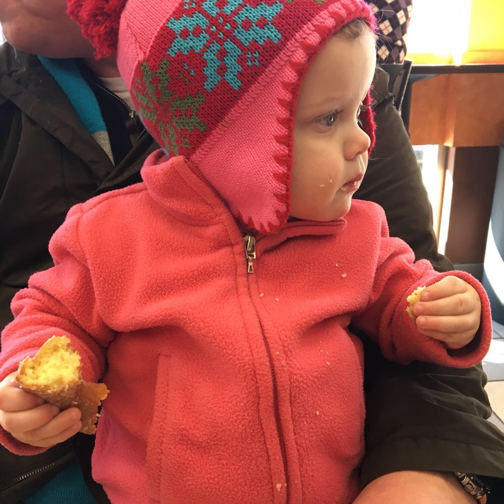 Dunkin' - You toss my donut piece, you get the hairy eyeball! - Donuts Near Me - Athens, Georgia