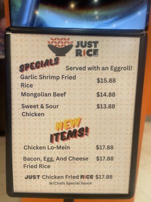 Menu photo 2 Just Rice Las Vegas, NV Menu photo 2 Just Rice Las Vegas, NV