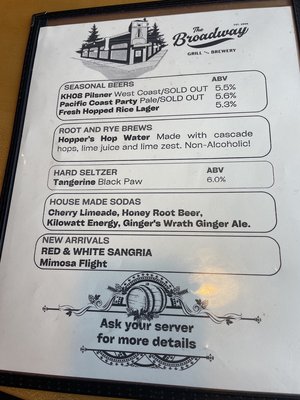 Menu photo 4 Broadway Grill & Brewery Portland, OR Menu photo 4 Broadway Grill & Brewery Portland, OR