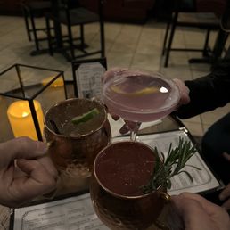 The drinks for fabulous!