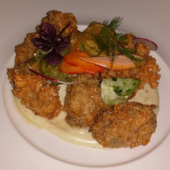 Restaurant August - Potato crusted oysters - New American Near Me - New Orleans, Louisiana Restaurant August - Potato crusted oysters - New American Near Me - New Orleans, Louisiana