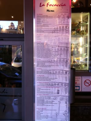 Menu photo 4 La Focaccia chez Eric Nice, 06 Menu photo 4 La Focaccia chez Eric Nice, 06