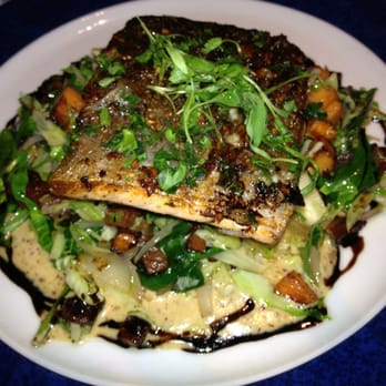 Ostra - Salmon with sweet potato hash. Amazing! - New American Near Me - San Antonio, Texas