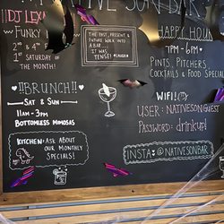 Native Son OC - Bottomless Mimosas, Happy Hour, and wifi