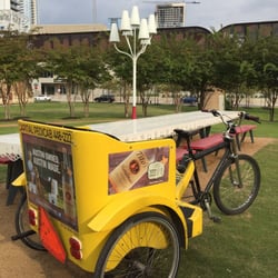 Capital Pedicab - If you take your date for a romantic pedicab ride to a picnic in the park, you are almost guaranteed to get laid later.