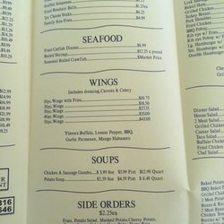 King’s BBQ - Appetizers seafood wings soups n sides