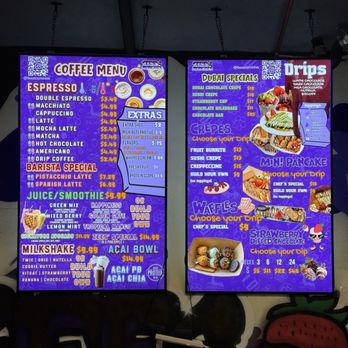 Zees Munchies - menu as of 2/8/26 - Creperies Near Me - San Francisco, California