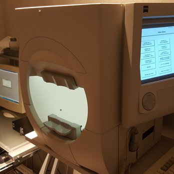 Rosenstein Vision Center - Humphrey field analyzer - for making detailed maps of a patient's visual field and monitoring progression of diseases like glaucoma - Optometrists Near Me - Durham, North Carolina