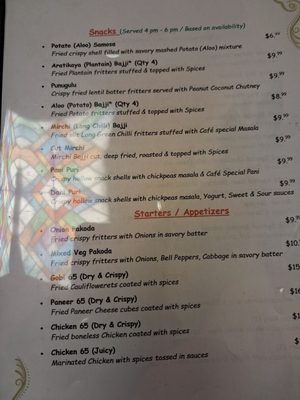 Menu photo 2 Amruta Vilas Longwood, FL Menu photo 2 Amruta Vilas Longwood, FL