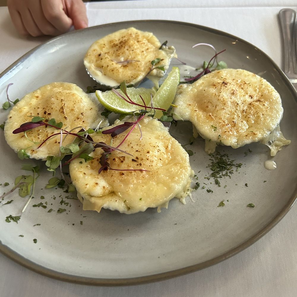 Lima Restaurant and Pisco Bar - Parmesan scallops - Peruvian Near Me - Naples, Florida Lima Restaurant and Pisco Bar - Parmesan scallops - Peruvian Near Me - Naples, Florida
