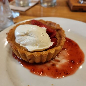 Cochon RESTAURANT - TART DE BOUILLE$11 roasted strawberries, buttermilk chantilly - Cajun/Creole Near Me - New Orleans, Louisiana Cochon RESTAURANT - TART DE BOUILLE$11 roasted strawberries, buttermilk chantilly - Cajun/Creole Near Me - New Orleans, Louisiana