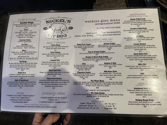 Menu photo 4 Nickel's Pit BBQ Watkins Glen, NY Menu photo 4 Nickel's Pit BBQ Watkins Glen, NY