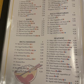 Hong Kong - Menu - Chinese Near Me - Sóller, PM