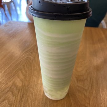 Mirin Fusion Kitchen - Honeydew Boba Slushy Tea - Asian Fusion Near Me - Augusta, Georgia