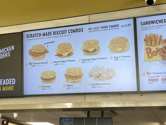 Menu photo 2 Bojangles Clermont, FL