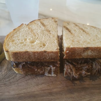 Olive & Thyme - Braised short ribs on sour dough. - Sandwiches Near Me - Toluca Lake, California Olive & Thyme - Braised short ribs on sour dough. - Sandwiches Near Me - Toluca Lake, California
