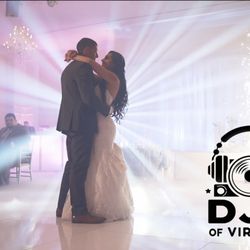 DJ's Of Virginia - Magical lighting for bride and groom first dance