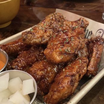 Spoonsticks - Garlic Soy Sauce Chicken Wing ( ) - Korean Near Me - Massapequa, New York Spoonsticks - Garlic Soy Sauce Chicken Wing ( ) - Korean Near Me - Massapequa, New York