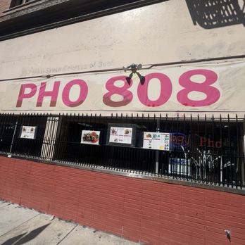 Pho 808 - Outside Pho 808 Geary you can almost hide ( Hyde) on the street by the border of the TenderNob - Steakhouses Near Me - San Francisco, California