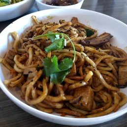 Japanese Pan Noodles with seasoned Tofu