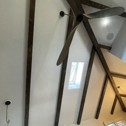 How it looks on the ceiling.