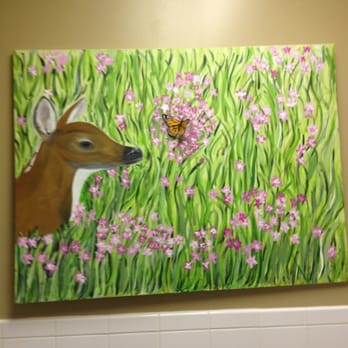 Peking Restaurant - Stunning art work in the clean bathrooms at Peking. - Chinese Near Me - Columbia, Missouri