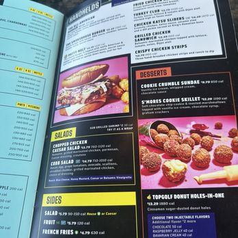 Topgolf - Food menu - New American Near Me - Fort Worth, Texas Topgolf - Food menu - New American Near Me - Fort Worth, Texas