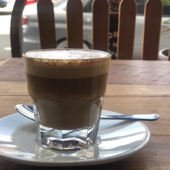 Cafe Peanut - Little cortado during a break at the courthouse - Coffee & Tea Near Me - Jersey City, New Jersey