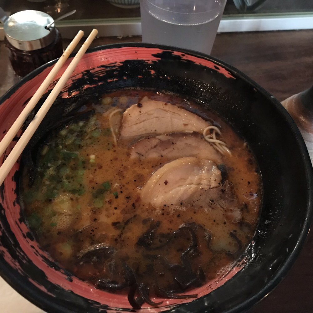 Kogane Ramen-Brooklyn Heights - (9.5/10) Red Tonkotsu Ramen (1cm thick of 3 pieces of pork slices). Thick delicious pork broth. - Ramen Near Me - Brooklyn, New York Kogane Ramen-Brooklyn Heights - (9.5/10) Red Tonkotsu Ramen (1cm thick of 3 pieces of pork slices). Thick delicious pork broth. - Ramen Near Me - Brooklyn, New York