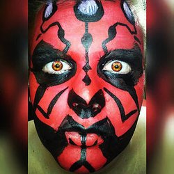 ArtParty4U - Darth Maul face paint
