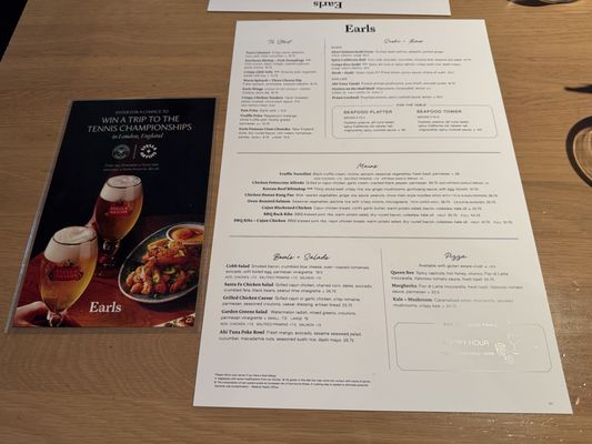 Menu photo 1 Earls Kitchen + Bar Vancouver, BC Menu photo 1 Earls Kitchen + Bar Vancouver, BC