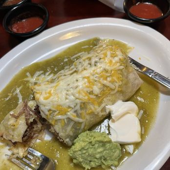 El Maguey - Big Burrito with green chili sauce to die for - Mexican Near Me - Lodi, California