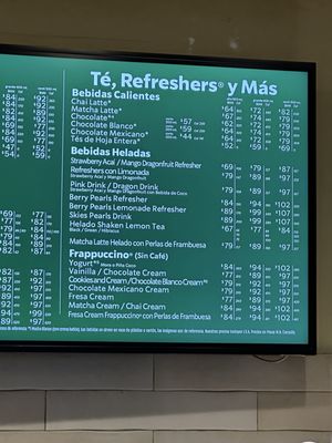 Menu photo 1 Starbucks Ciudad de México, DIF