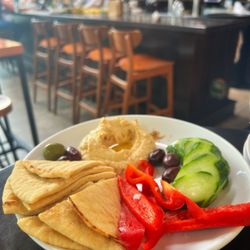 The Box Social - Hummus plate