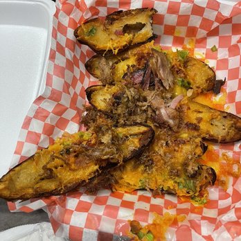 Bennett's Pit Bar-B-Que - Bone DRY Potato Skins - Barbeque Near Me - Pigeon Forge, Tennessee Bennett's Pit Bar-B-Que - Bone DRY Potato Skins - Barbeque Near Me - Pigeon Forge, Tennessee