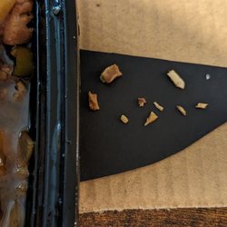 Dong Ting Chun Redmond - Tiny bone fragments from Bone-in Chicken with Pickled Chili Dry Pot (Hot)陈坛辣椒好味鸡(特辣)
