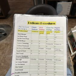 Elle Nails - Pedicure prices june 2025